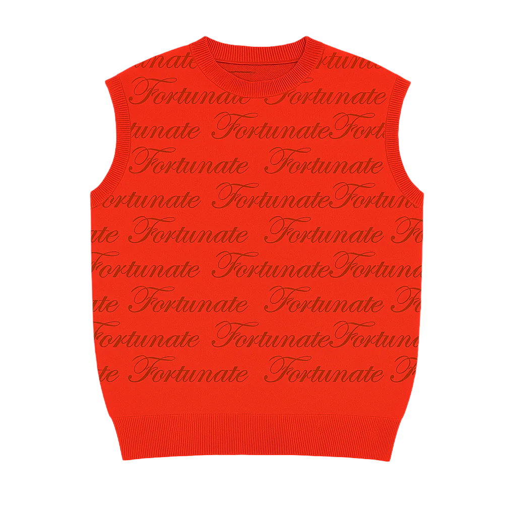 Coral Script Monogram Vest Sleeveless